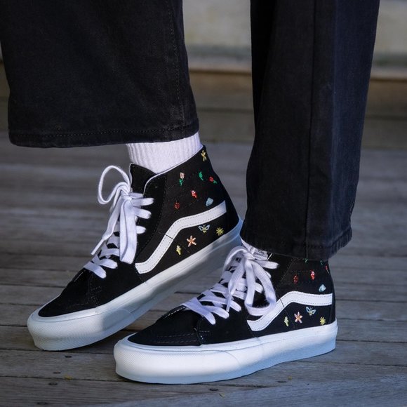 Vans Sk8-Hi Tapered Garden Party Shoes - Picture 2 of 4